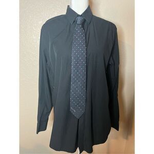 Oscar de la renta navy designed tie